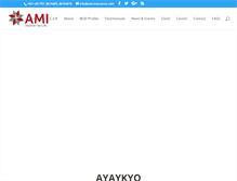 Tablet Screenshot of myanmarinsurance.com